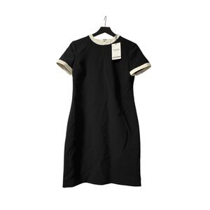 Theory Black Dress with White Trim